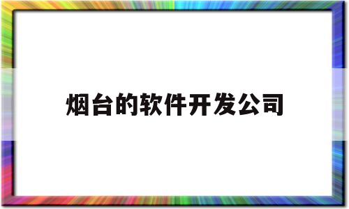 烟台的软件开发公司(烟台软件开发公司排行)